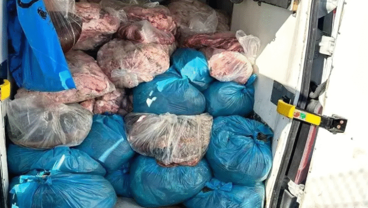 Tekirdağ’da 2 Ton Kaçak Sakatat Operasyonu: Tarihsiz ve Belgesiz Ürünler Ele Geçirildi