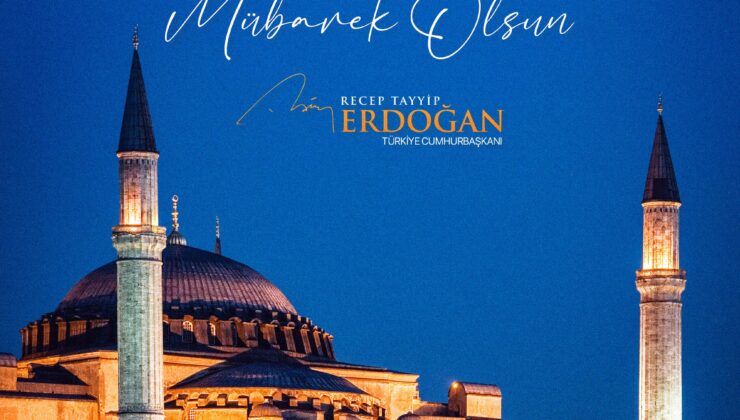 Cumhurbaşkanı Erdoğan’dan Regaip Kandili Mesajı