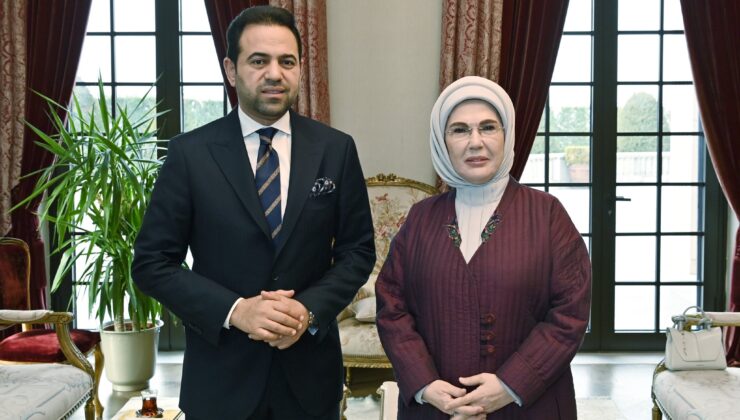 Emine Erdoğan, Müslüman Alimler Konseyi Genel Sekreteri Abdelsalam’ı Kabul Etti
