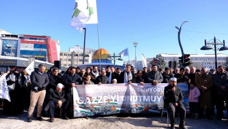 “Sinmiyoruz, Susmuyoruz, Gazze’yi Unutmuyoruz” Açıklaması: Van Filistin’e Destek Platformu’ndan İsrail’e Sert Tepki