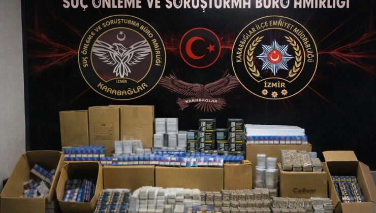 İzmir’de Kaçak Sigara ve Uyuşturucu Operasyonu: 2 Gözaltı