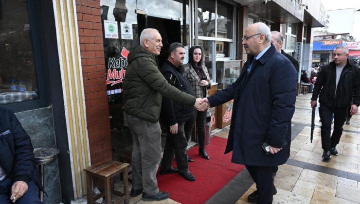 Denizli Valisi Yavuz Selim Köşger Esnafı Ziyaret Etti