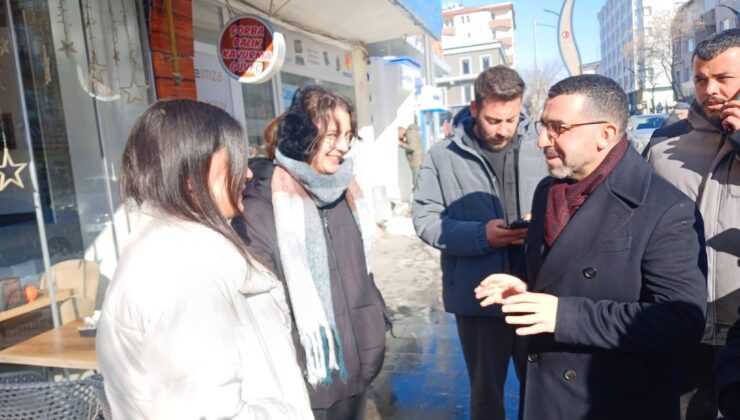 AK Parti Kars Milletvekili Adem Çalkın Sahada Vatandaşın nabzını tuttu