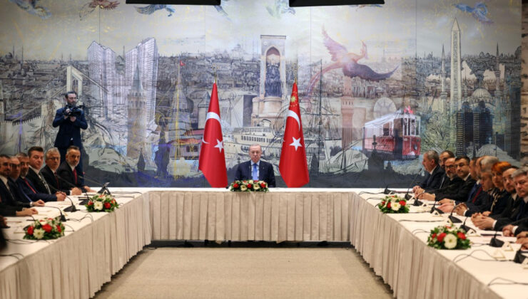 Cumhurbaşkanı Erdoğan ASKON Heyetini Dolmabahçe’de Kabul Etti