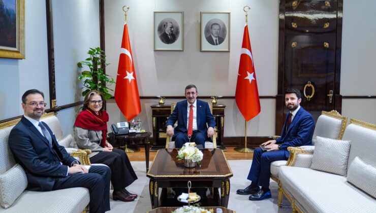 Cumhurbaşkanı Yardımcısı Yılmaz, Brezilya Büyükelçisi Neves’i Kabul Etti