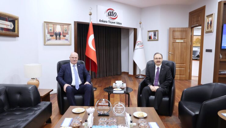 ATO Başkanı Gürsel Baran, Siirt Valisi Kemal Kızılkaya’yı Ağırladı