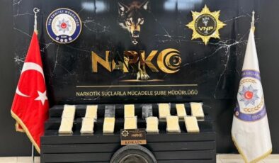 Van’da narkotik operasyonu: 16 kilo kokain ele geçirildi