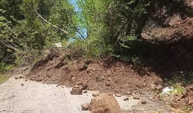 Osmaniye’de Şiddetli Yağış Sonrası Heyelan: Mitisin Yolu Kapandı