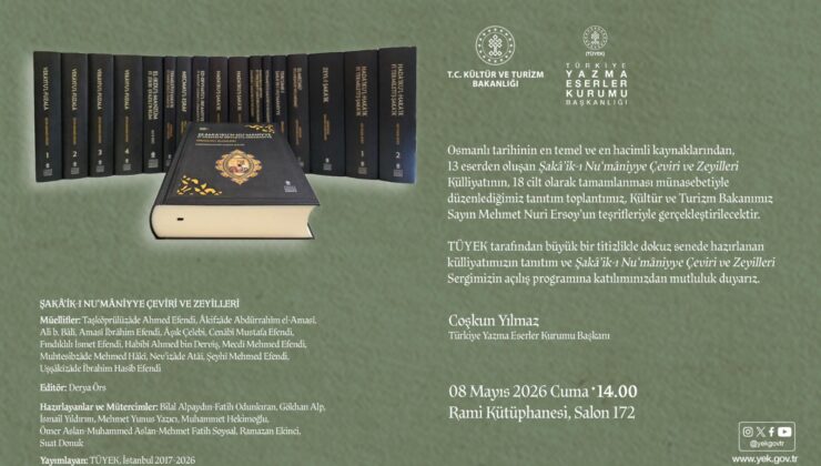 “Sakâ’ik-i Nu‘mâni̇yye Çevi̇ri̇ Ve Zeyi̇lleri̇ Külli̇yatı” Tanıtılıyor