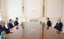Azerbaycan Cumhurbaşkanı Aliyev, Adalet Bakanı Gürlek’i Kabul Etti